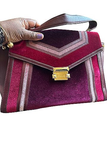 Michael Kors Leather Satchel (view 1)