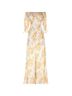 Luxxel 100% Polyester Floral White Yellow Casual Dress Size S - photo 1