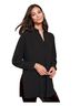 Eileen Fisher 100% Silk Black Long Sleeve Blouse Size S - photo 1