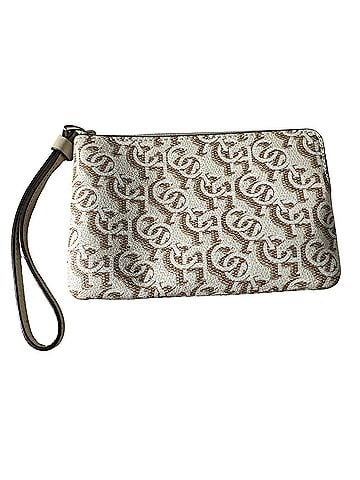 Coach Corner-Zip Wristlet Leather Wristlet (view 1)