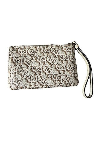 Coach Corner-Zip Wristlet Leather Wristlet (view 2)