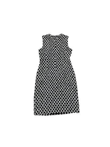 Tory Burch Geometric Midi sleeveless silk Sheath Cocktail Dress (view 2)