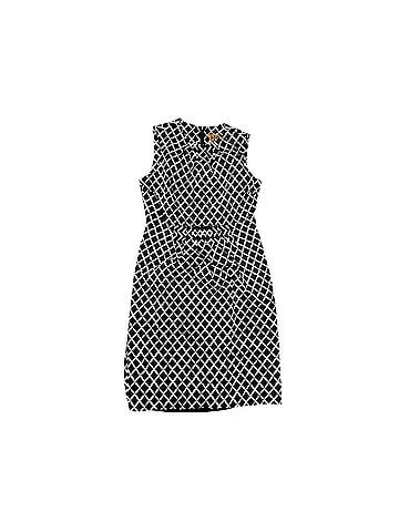 Tory Burch Geometric Midi sleeveless silk Sheath Cocktail Dress (view 1)