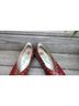 El Naturalista 100% Leather Red Mule/Clog Size EU 39 - photo 7