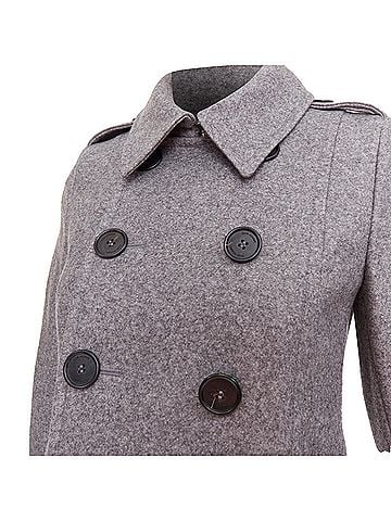 Christian Dior Dior Homme wool blend felt double breasted coat (view 2)