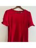 DKNY Solid Red Gold Casual Dress Size 10 - photo 4