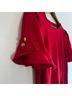 DKNY Solid Red Gold Casual Dress Size 10 - photo 10