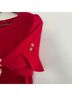 DKNY Solid Red Gold Casual Dress Size 10 - photo 6