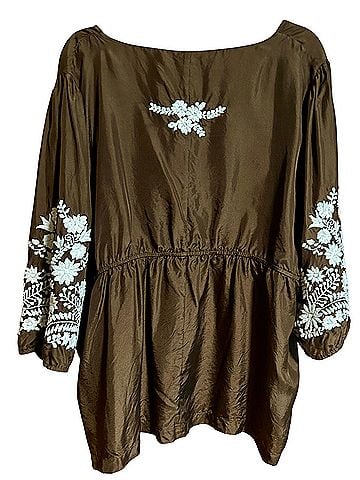 Karen Kane Long Sleeve Blouse (view 2)