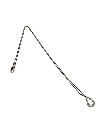 Tiffany & Co. TIFFANY&amp;Co. Tiffany Open Teardrop Necklace, Sterling Silver 925 Pendant Choker, Accessory, Item Number 05618 (view 1)
