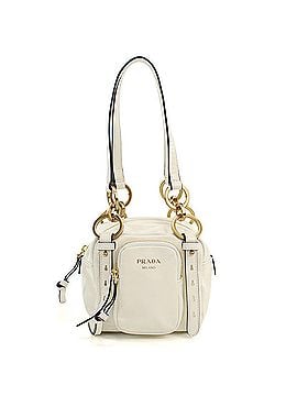 Prada PRADA Prada Dangle Mini Handbag for Women, White (view 1)