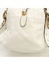 Prada 100% Leather White PRADA Prada Dangle Mini Handbag for Women, White One size - photo 5
