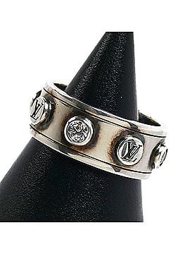Louis Vuitton LOUIS VUITTON Louis Vuitton Sterling Silver 925 Ring LV Stud M1622L 12.4g Men's (view 2)