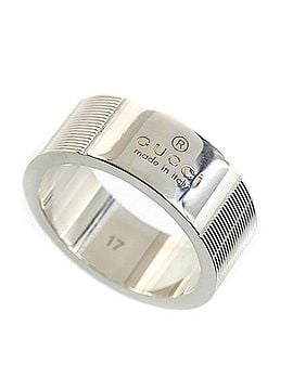 Gucci GUCCI Sterling Silver 925 Ring (163179 J8400 8106) 9.8g Men's (view 1)