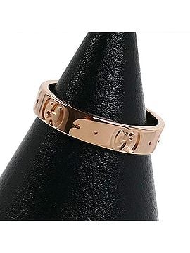 Gucci GUCCI 18KPG Pink Gold Icon Ring (3.2g) for Women (view 2)