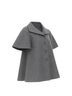 MARNI 100% Cotton Black Marni wool blend flannel flutter short jacket Size 4 - photo 1
