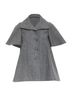 MARNI 100% Cotton Black Marni wool blend flannel flutter short jacket Size 4 - photo 3