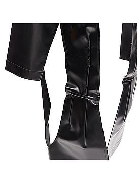 Comme des Garçons Comme Des Garcons faux leather open frame top (view 2)