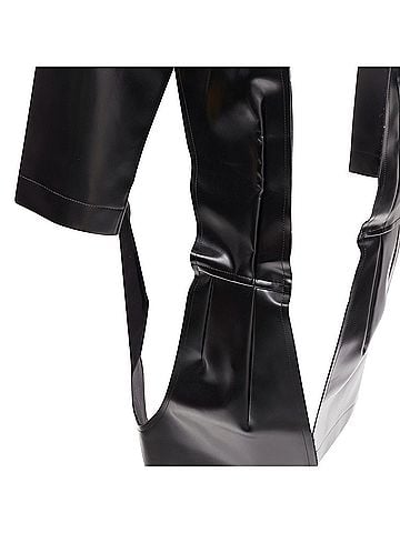 Comme des Garçons Comme Des Garcons faux leather open frame top (view 2)