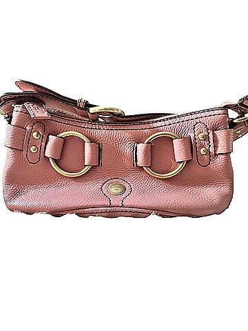 Lancel Pink Pebbled Leather Handbag Leather Hobo (view 2)