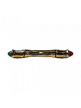 Chanel Chanel Bamboo Brooch, Gripoix, Colored Stone, Vintage, Women's (view 1)
