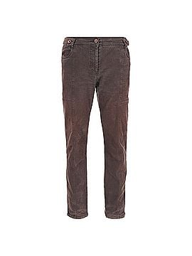 Max Mara Max Mara Weekend Slim-Fit Jeans in Brown Cotton (view 1)