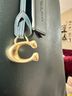 Coach 100% Calf Leather Solid Teal Blue Green Leather Tote One size - photo 3