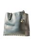 Coach 100% Calf Leather Solid Teal Blue Green Leather Tote One size - photo 1