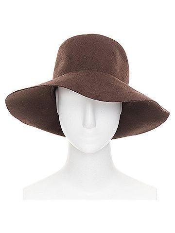 Maison Margiela Maison Margiela Line 10 wool felt floppy hat (view 1)