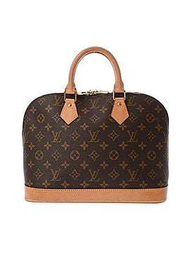 Louis Vuitton LOUIS VUITTON Louis Vuitton Monogram Alma Old Model Brown M51130 Women's Canvas Handbag AB Rank Used Ginzo (view 1)