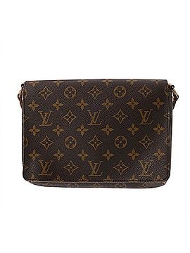 Louis Vuitton LOUIS VUITTON Louis Vuitton Monogram Musette Tango Short Brown M51257 Women's Canvas Shoulder Bag B Rank Used Ginzo (view 2)