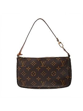 Louis Vuitton LOUIS VUITTON Louis Vuitton Monogram Pochette Accessoires Brown M51980 Women's Canvas Accessory Pouch B Rank Used Ginzo (view 2)