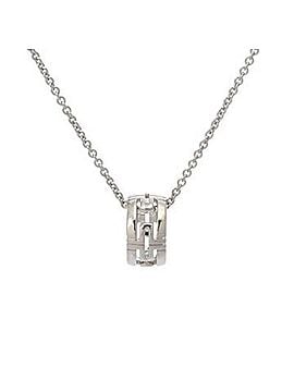 Bvlgari BVLGARI Parentesi Necklace for Women, 18K White Gold (WG), Grade A, Used, Ginzo (view 1)