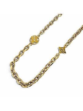 Louis Vuitton LOUIS VUITTON M02740 Chain LV Yours Monogram Flower Necklace Gold Made in Italy Men's Comes with Box and Dust Bag Highly Recommended ? (view 1)