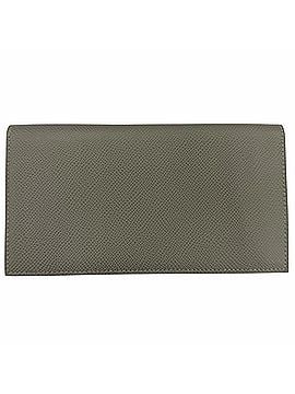 Hermès HERMES Citizen Twill Long Wallet, Veau Epsom Leather, Grimayer Silver Hardware, U Stamp, Made in France, Women's, with Box. (view 1)