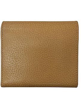 Prada PRADA 1M0176 Leather Logo Embossed Compact Tri-fold Wallet CUOIO Made in Italy Men's and Women's Recommended ? (view 2)