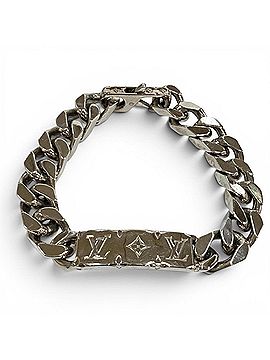 Louis Vuitton LOUIS VUITTON M00856 Chain Bracelet Monogram Silver Accessory L Made in Italy Men's Comes with Box and Dust Bag (view 1)