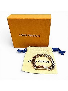 Louis Vuitton LOUIS VUITTON M00856 Chain Bracelet Monogram Silver Accessory L Made in Italy Men's Comes with Box and Dust Bag (view 2)