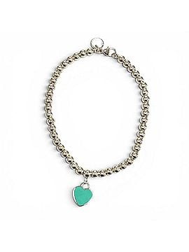 Tiffany & Co. TIFFANY&amp;Co. Tiffany Return to Mini Heart Tag Bead Bracelet AG925 Silver Blue Weight 6.8g Comes with Box and Dust Bag (view 1)