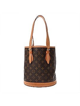 Louis Vuitton LOUIS VUITTON Louis Vuitton Monogram Bucket PM Brown M42238 Women's Canvas Handbag B Rank Used Ginzo (view 2)