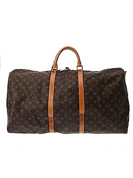 Louis Vuitton LOUIS VUITTON Louis Vuitton Monogram Keepall Bandoulière 60 Brown M41412 Men's Women's Canvas Boston Bag B Rank Used Ginzo (view 2)