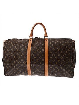 Louis Vuitton LOUIS VUITTON Louis Vuitton Monogram Keepall Bandoulière 55 Brown M41414 Men's Women's Canvas Boston Bag B Rank Used Ginzo (view 2)