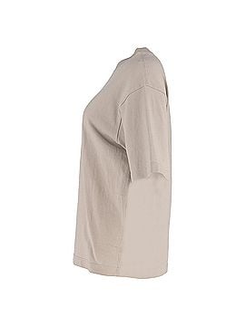 Acne Acne Studios Logo T-shirt in Beige Cotton (view 2)
