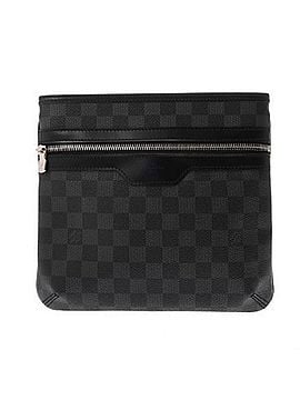 Louis Vuitton LOUIS VUITTON Louis Vuitton Damier Graphite Thomas Black Gray N58028 Men's Canvas Shoulder Bag A Rank Used Ginzo (view 1)