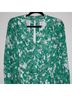 Alexis 100% Polyester 100% Cotton Floral Green White Casual Dress Size S - photo 4