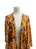 Easel 100% Rayon Yellow Brown Kimono Size M - photo 4