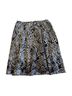 Chico's 70% Cotton 30% Silk 100% Acetate Print Blue White Silk Skirt Size XL - photo 2