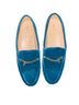 Coach 100% Velvet Solid Blue Flats Size 7 1/2 - photo 2