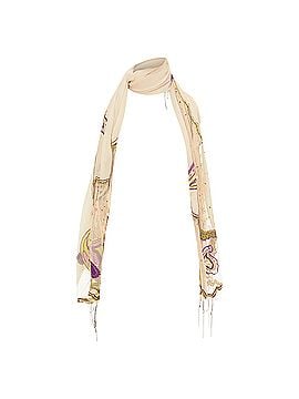 ETRO Etro mesh embroidered embellished beaded scarf (view 1)