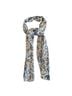 Chico's Paisley Floral Blue White Scarf One size - photo 1